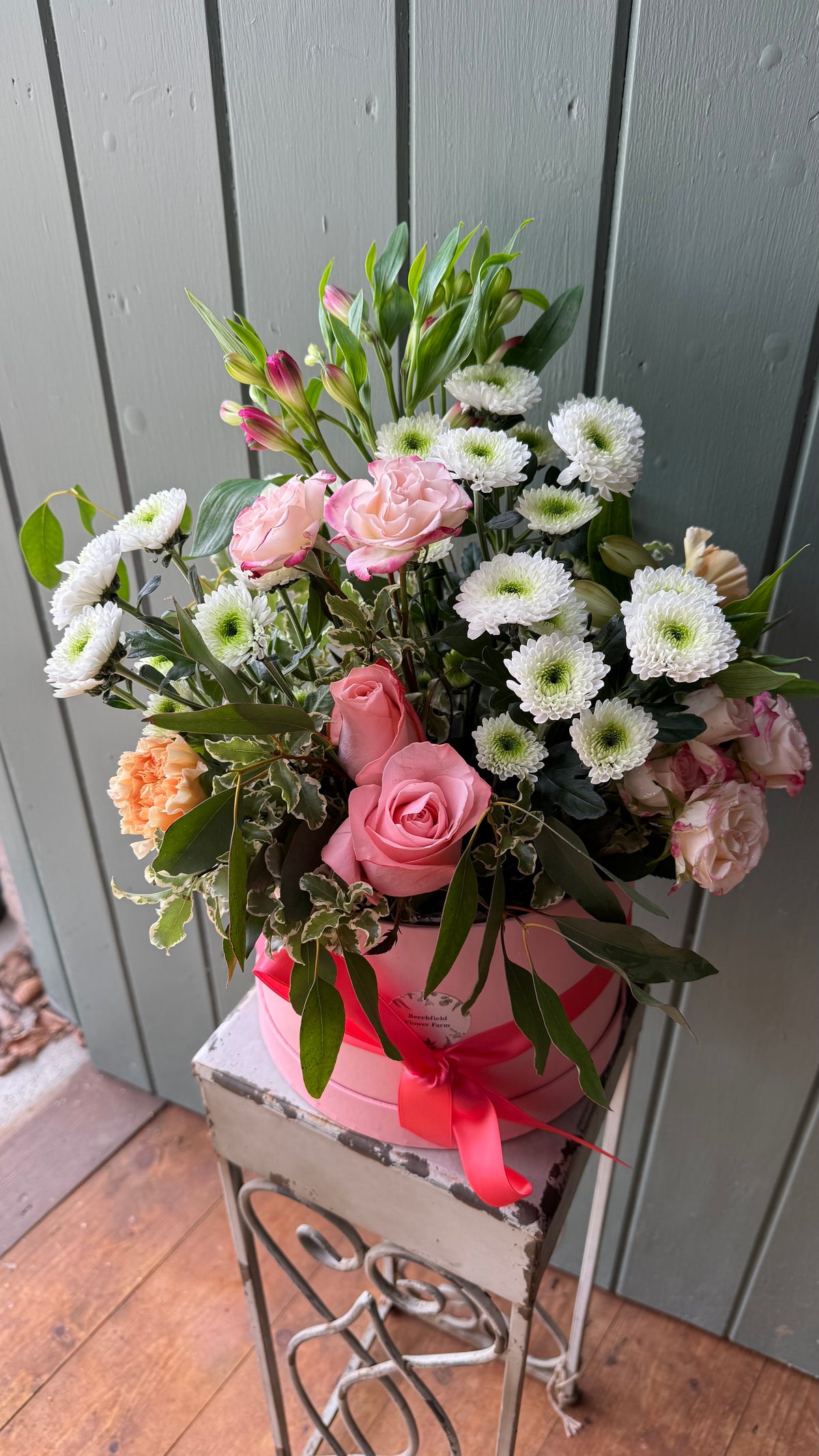 Hat Box Flowers