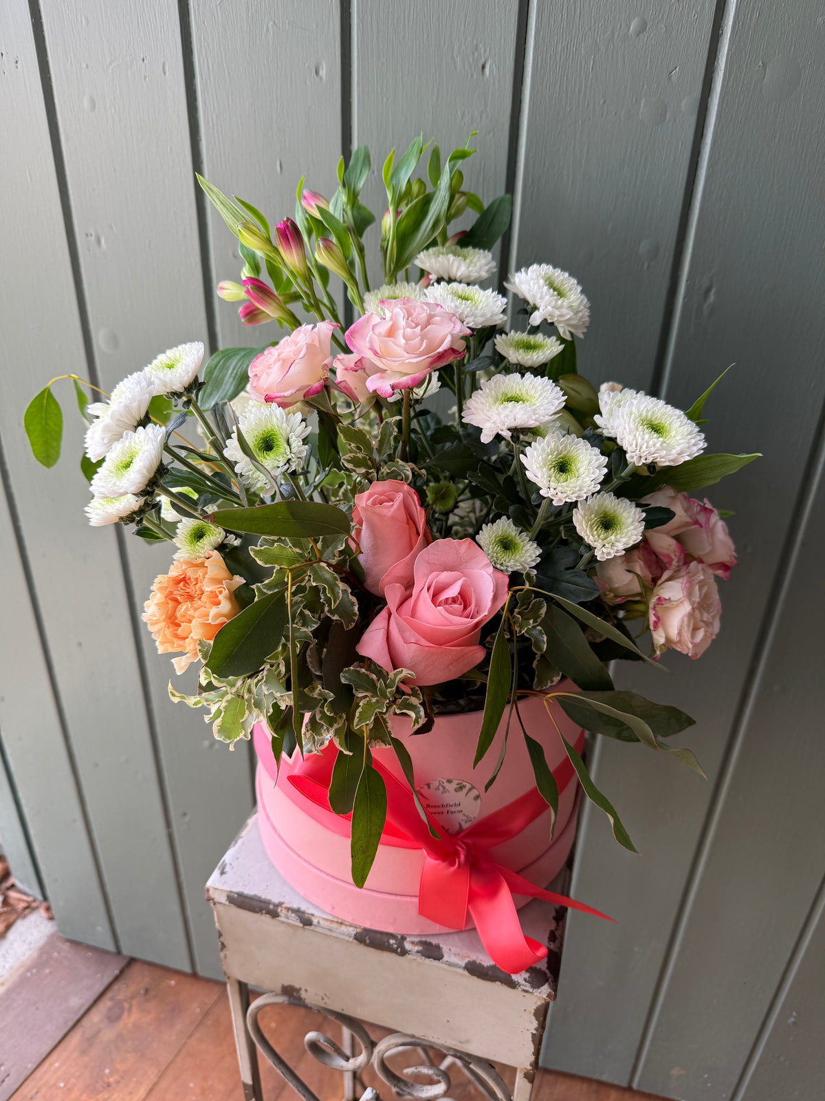 Hat Box Flowers